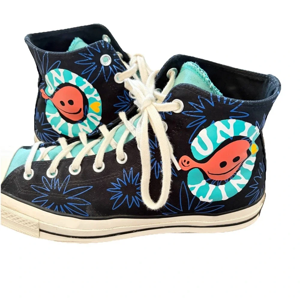 Converse Chuck Taylor HI 70 Sunny Floral Sneakers Unity Sz M 11.5 W 13.5 172824C - Picture 5 of 16